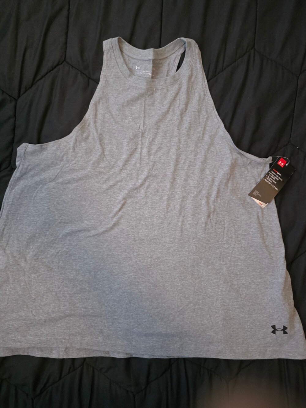 Under Armour Gray Athletic Racerback Tank